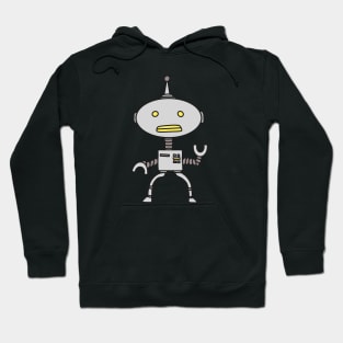 Robot retro Science-Fiction Comic Hoodie